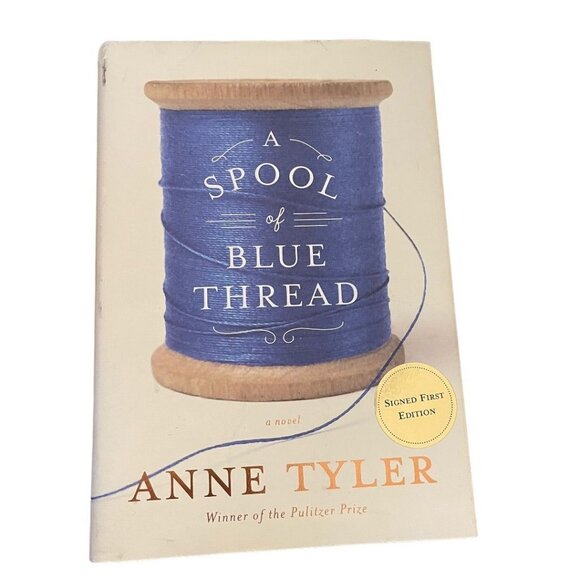 A Spool of Thread Anne Tyler Signed First Edition Hardcover Book - Picture 4 of 12